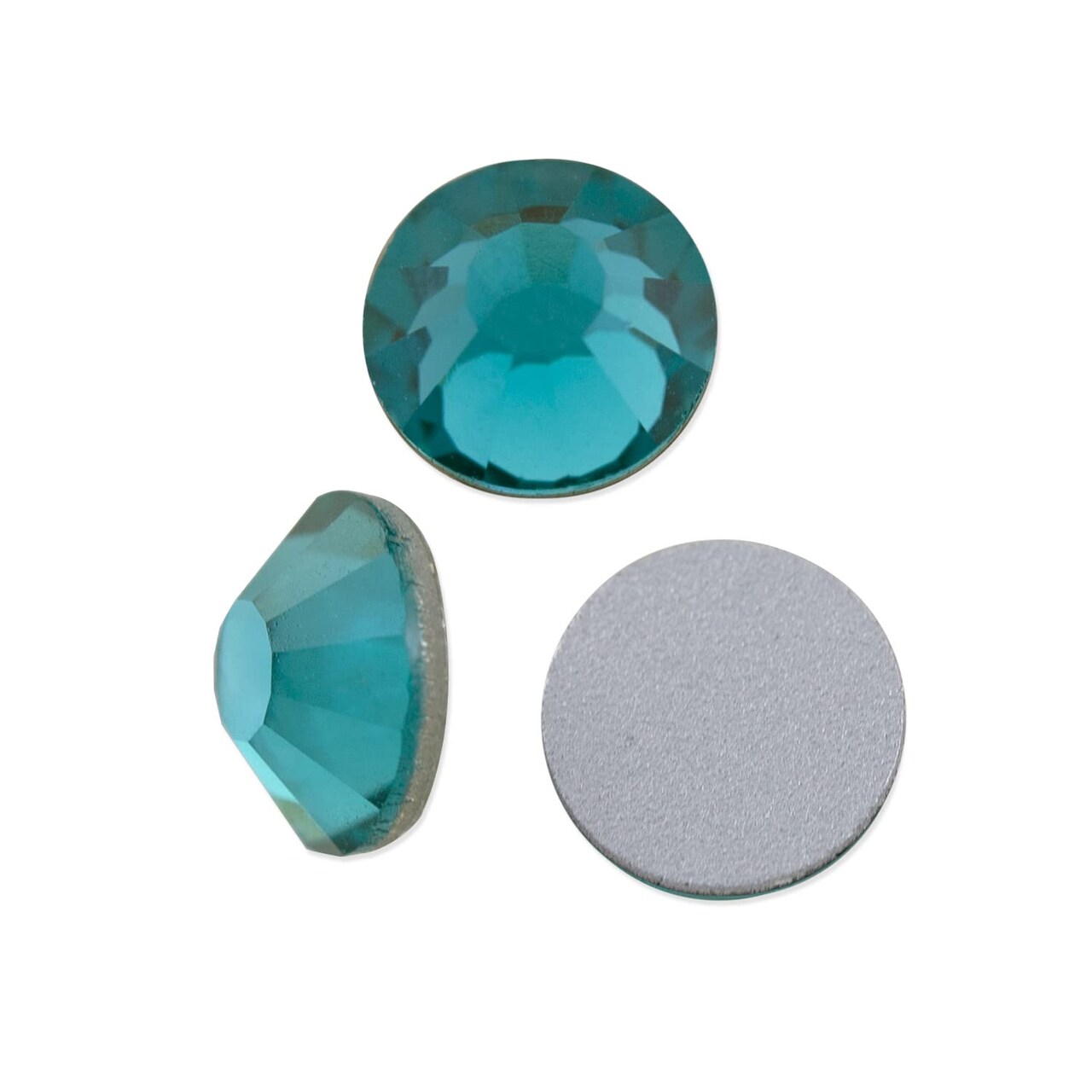 Preciosa Crystal VIVA12 Flat Back Rhinestone 4.7mm (SS20) Blue Zircon (Package of 50)
